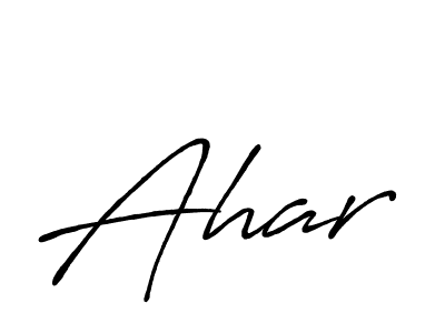 The best way (Antro_Vectra_Bolder) to make a short signature is to pick only two or three words in your name. The name Ahar include a total of six letters. For converting this name. Ahar signature style 7 images and pictures png