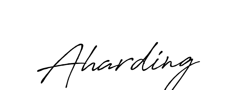 Once you've used our free online signature maker to create your best signature Antro_Vectra_Bolder style, it's time to enjoy all of the benefits that Aharding name signing documents. Aharding signature style 7 images and pictures png