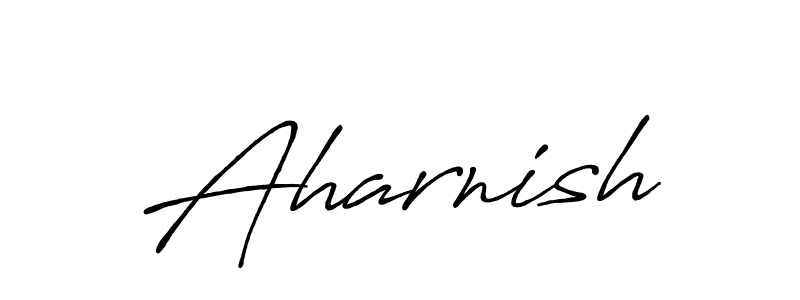 It looks lik you need a new signature style for name Aharnish. Design unique handwritten (Antro_Vectra_Bolder) signature with our free signature maker in just a few clicks. Aharnish signature style 7 images and pictures png