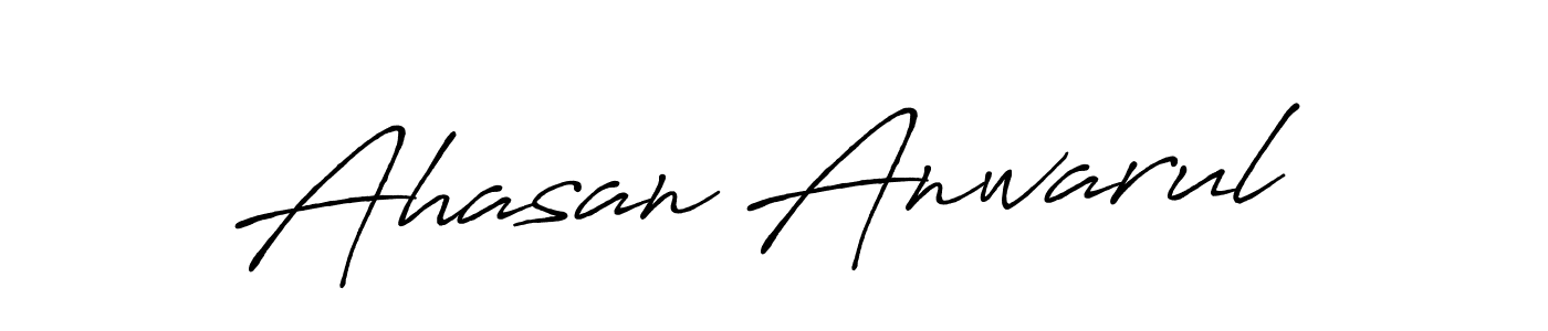 Use a signature maker to create a handwritten signature online. With this signature software, you can design (Antro_Vectra_Bolder) your own signature for name Ahasan Anwarul. Ahasan Anwarul signature style 7 images and pictures png