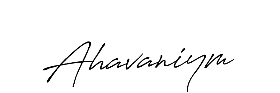 if you are searching for the best signature style for your name Ahavaniym. so please give up your signature search. here we have designed multiple signature styles  using Antro_Vectra_Bolder. Ahavaniym signature style 7 images and pictures png