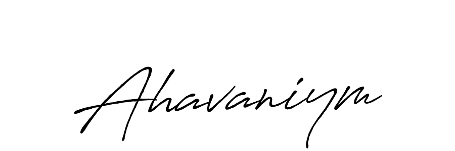 if you are searching for the best signature style for your name Ahavaniym. so please give up your signature search. here we have designed multiple signature styles  using Antro_Vectra_Bolder. Ahavaniym signature style 7 images and pictures png