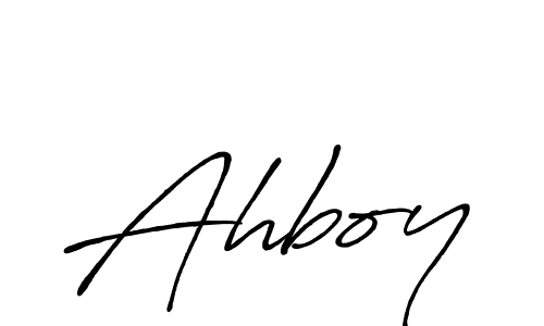 Antro_Vectra_Bolder is a professional signature style that is perfect for those who want to add a touch of class to their signature. It is also a great choice for those who want to make their signature more unique. Get Ahboy name to fancy signature for free. Ahboy signature style 7 images and pictures png