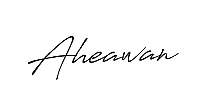 Create a beautiful signature design for name Aheawan. With this signature (Antro_Vectra_Bolder) fonts, you can make a handwritten signature for free. Aheawan signature style 7 images and pictures png