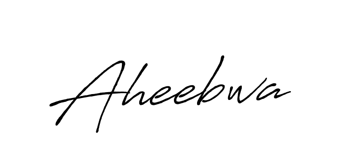 if you are searching for the best signature style for your name Aheebwa. so please give up your signature search. here we have designed multiple signature styles  using Antro_Vectra_Bolder. Aheebwa signature style 7 images and pictures png