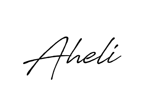 You should practise on your own different ways (Antro_Vectra_Bolder) to write your name (Aheli) in signature. don't let someone else do it for you. Aheli signature style 7 images and pictures png