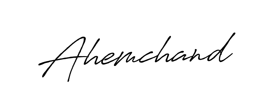 You can use this online signature creator to create a handwritten signature for the name Ahemchand. This is the best online autograph maker. Ahemchand signature style 7 images and pictures png