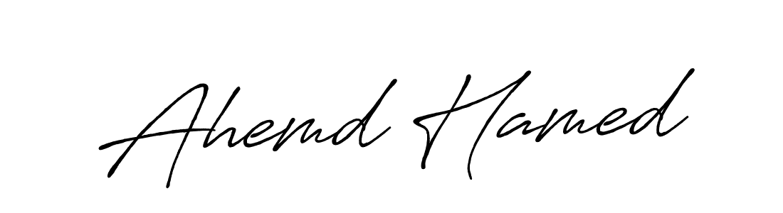 This is the best signature style for the Ahemd Hamed name. Also you like these signature font (Antro_Vectra_Bolder). Mix name signature. Ahemd Hamed signature style 7 images and pictures png