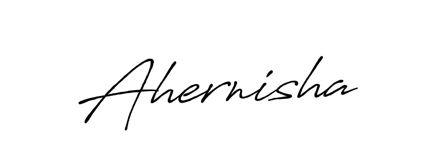 How to make Ahernisha signature? Antro_Vectra_Bolder is a professional autograph style. Create handwritten signature for Ahernisha name. Ahernisha signature style 7 images and pictures png