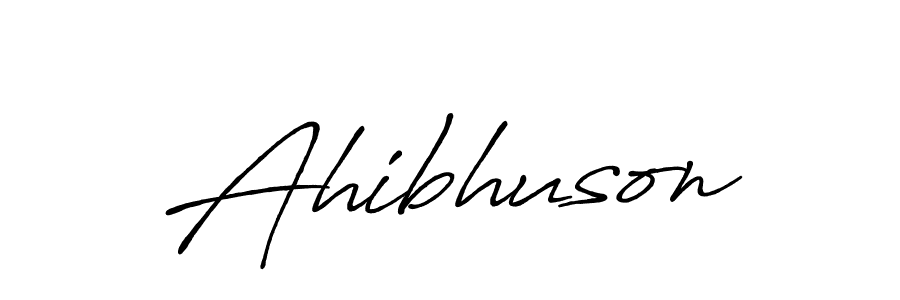 It looks lik you need a new signature style for name Ahibhuson. Design unique handwritten (Antro_Vectra_Bolder) signature with our free signature maker in just a few clicks. Ahibhuson signature style 7 images and pictures png