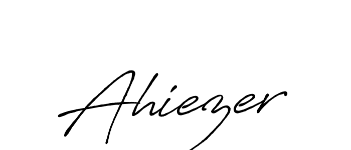 Also You can easily find your signature by using the search form. We will create Ahiezer name handwritten signature images for you free of cost using Antro_Vectra_Bolder sign style. Ahiezer signature style 7 images and pictures png