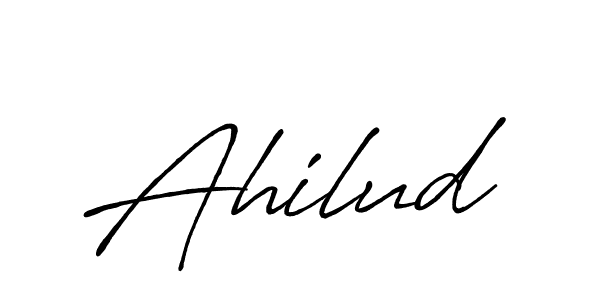 Make a beautiful signature design for name Ahilud. With this signature (Antro_Vectra_Bolder) style, you can create a handwritten signature for free. Ahilud signature style 7 images and pictures png