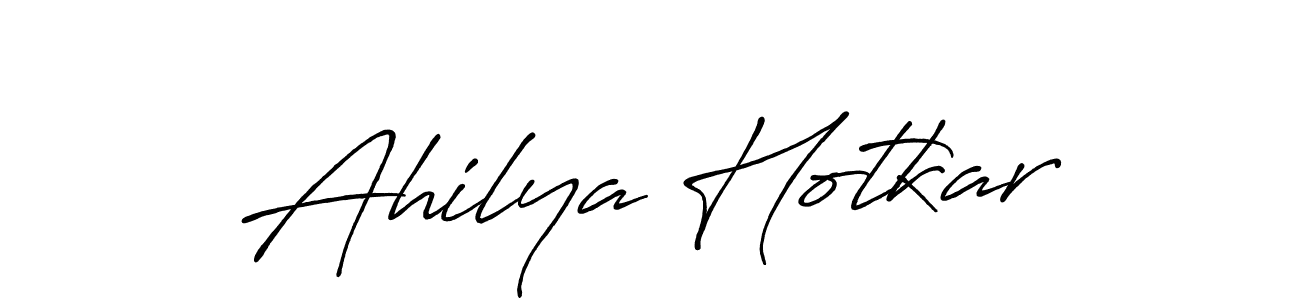 This is the best signature style for the Ahilya Hotkar name. Also you like these signature font (Antro_Vectra_Bolder). Mix name signature. Ahilya Hotkar signature style 7 images and pictures png