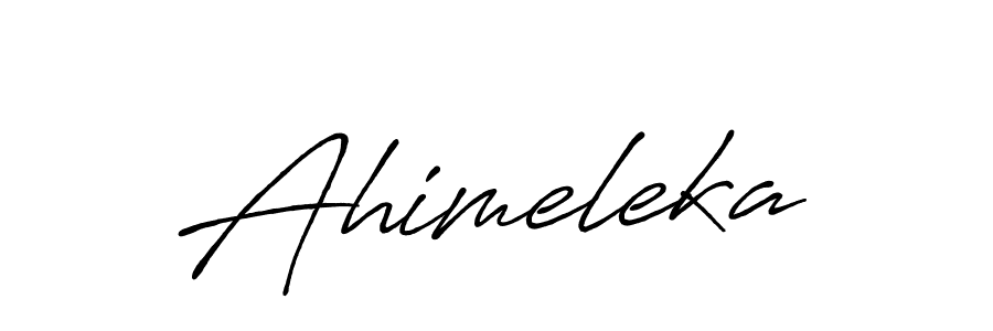 Similarly Antro_Vectra_Bolder is the best handwritten signature design. Signature creator online .You can use it as an online autograph creator for name Ahimeleka. Ahimeleka signature style 7 images and pictures png