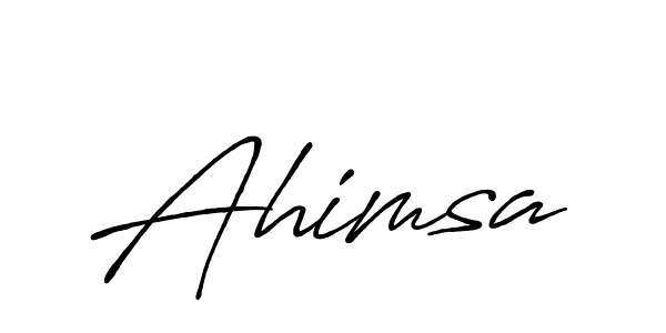 Ahimsa stylish signature style. Best Handwritten Sign (Antro_Vectra_Bolder) for my name. Handwritten Signature Collection Ideas for my name Ahimsa. Ahimsa signature style 7 images and pictures png