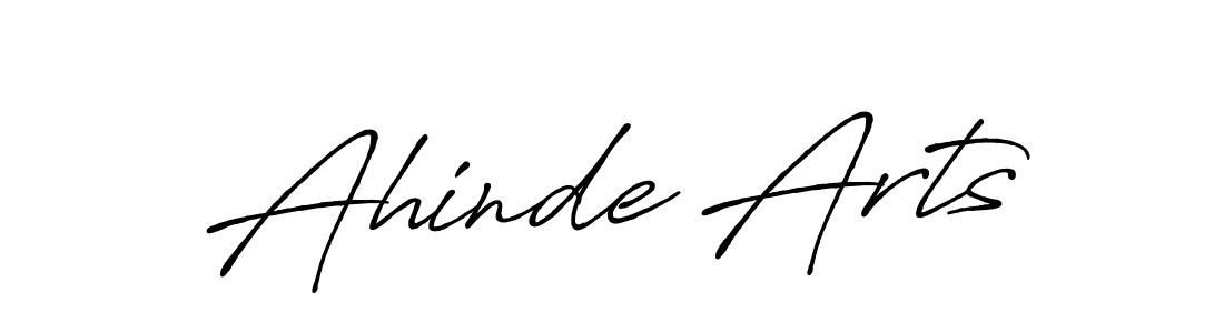 Design your own signature with our free online signature maker. With this signature software, you can create a handwritten (Antro_Vectra_Bolder) signature for name Ahinde Arts. Ahinde Arts signature style 7 images and pictures png