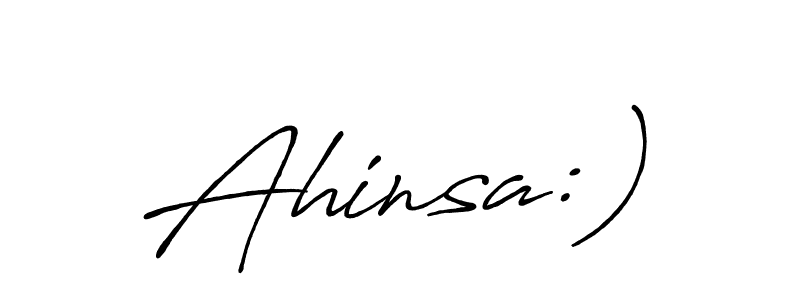 Antro_Vectra_Bolder is a professional signature style that is perfect for those who want to add a touch of class to their signature. It is also a great choice for those who want to make their signature more unique. Get Ahinsa:) name to fancy signature for free. Ahinsa:) signature style 7 images and pictures png