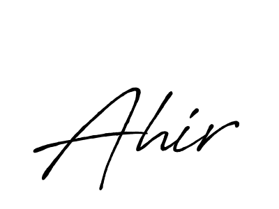 Make a beautiful signature design for name Ahir. Use this online signature maker to create a handwritten signature for free. Ahir signature style 7 images and pictures png