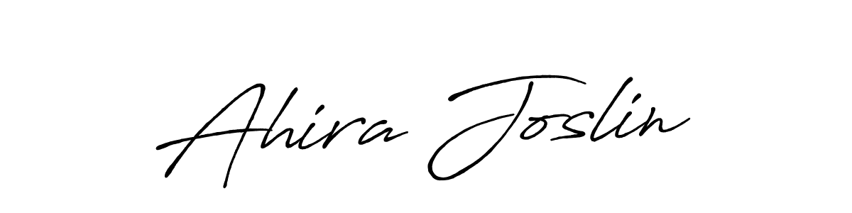 Also You can easily find your signature by using the search form. We will create Ahira Joslin name handwritten signature images for you free of cost using Antro_Vectra_Bolder sign style. Ahira Joslin signature style 7 images and pictures png