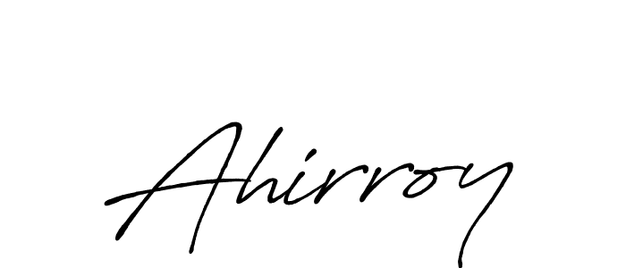 The best way (Antro_Vectra_Bolder) to make a short signature is to pick only two or three words in your name. The name Ahirroy include a total of six letters. For converting this name. Ahirroy signature style 7 images and pictures png