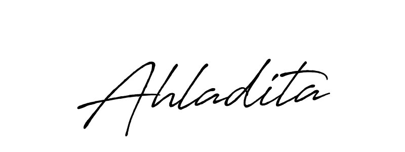Ahladita stylish signature style. Best Handwritten Sign (Antro_Vectra_Bolder) for my name. Handwritten Signature Collection Ideas for my name Ahladita. Ahladita signature style 7 images and pictures png