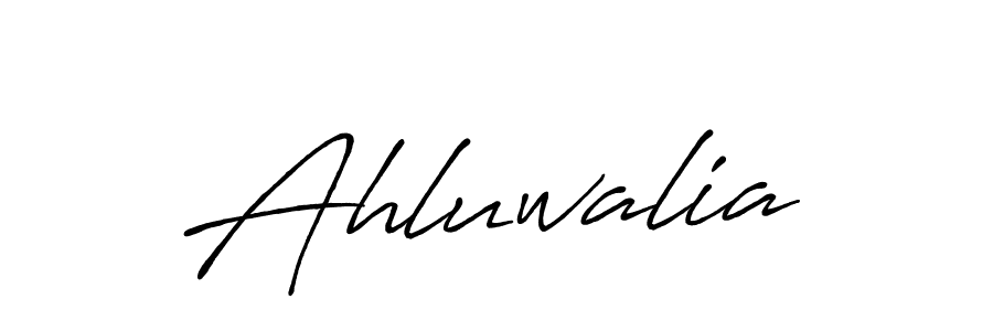 You should practise on your own different ways (Antro_Vectra_Bolder) to write your name (Ahluwalia) in signature. don't let someone else do it for you. Ahluwalia signature style 7 images and pictures png