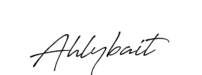 You should practise on your own different ways (Antro_Vectra_Bolder) to write your name (Ahlybait) in signature. don't let someone else do it for you. Ahlybait signature style 7 images and pictures png