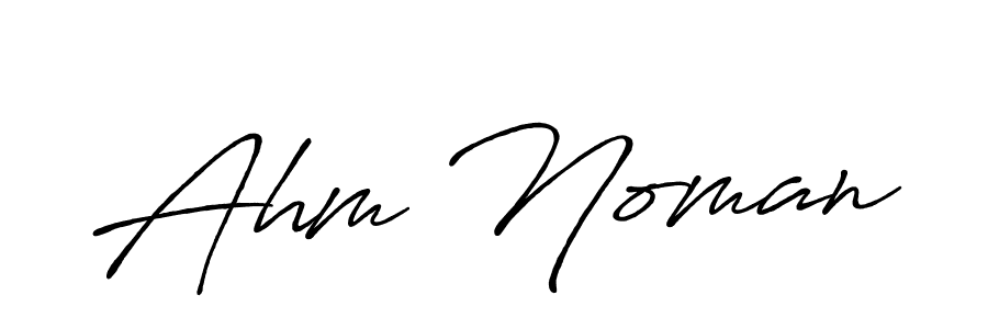 It looks lik you need a new signature style for name Ahm Noman. Design unique handwritten (Antro_Vectra_Bolder) signature with our free signature maker in just a few clicks. Ahm Noman signature style 7 images and pictures png