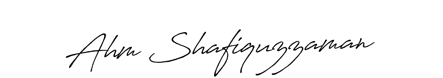 How to make Ahm Shafiquzzaman signature? Antro_Vectra_Bolder is a professional autograph style. Create handwritten signature for Ahm Shafiquzzaman name. Ahm Shafiquzzaman signature style 7 images and pictures png
