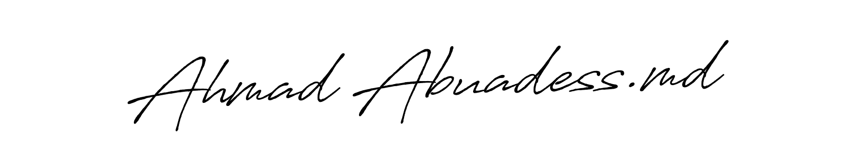 Antro_Vectra_Bolder is a professional signature style that is perfect for those who want to add a touch of class to their signature. It is also a great choice for those who want to make their signature more unique. Get Ahmad Abuadess.md name to fancy signature for free. Ahmad Abuadess.md signature style 7 images and pictures png