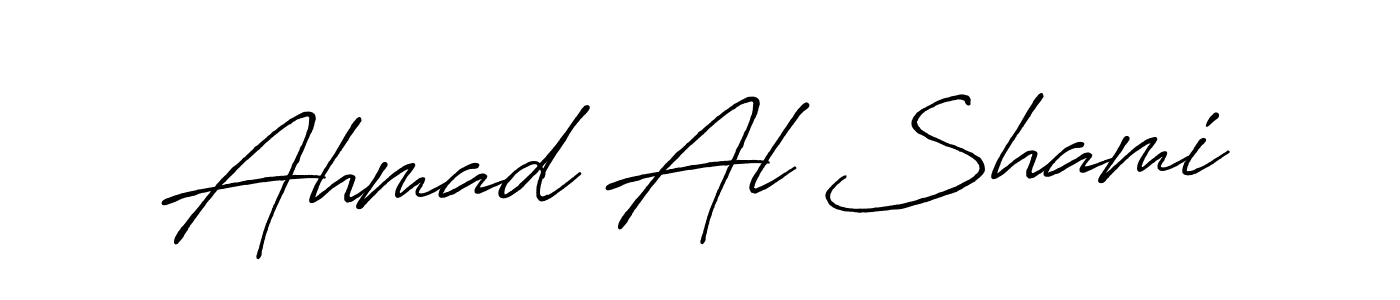 Also You can easily find your signature by using the search form. We will create Ahmad Al Shami name handwritten signature images for you free of cost using Antro_Vectra_Bolder sign style. Ahmad Al Shami signature style 7 images and pictures png