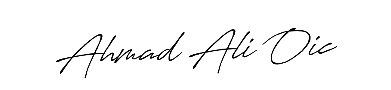Also You can easily find your signature by using the search form. We will create Ahmad Ali Oic name handwritten signature images for you free of cost using Antro_Vectra_Bolder sign style. Ahmad Ali Oic signature style 7 images and pictures png
