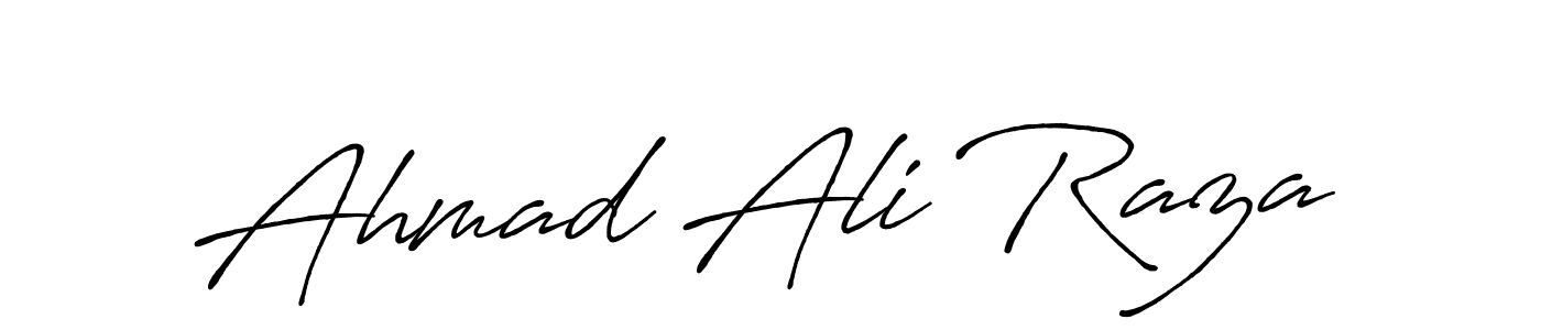 Ahmad Ali Raza stylish signature style. Best Handwritten Sign (Antro_Vectra_Bolder) for my name. Handwritten Signature Collection Ideas for my name Ahmad Ali Raza. Ahmad Ali Raza signature style 7 images and pictures png