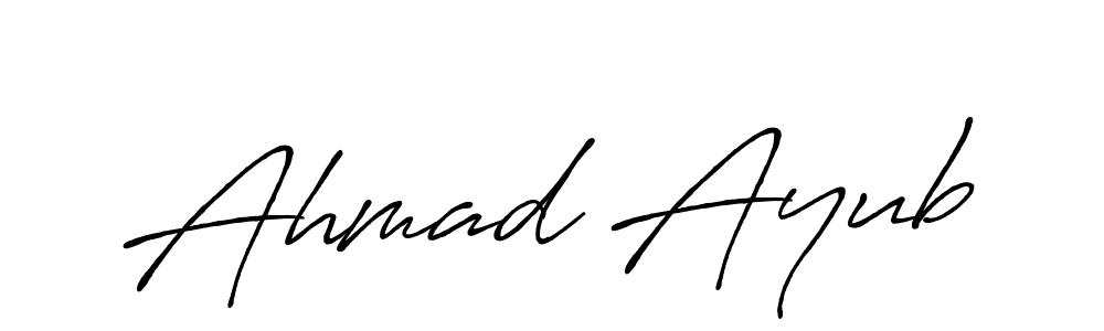 Make a beautiful signature design for name Ahmad Ayub. Use this online signature maker to create a handwritten signature for free. Ahmad Ayub signature style 7 images and pictures png