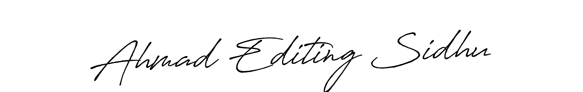 Antro_Vectra_Bolder is a professional signature style that is perfect for those who want to add a touch of class to their signature. It is also a great choice for those who want to make their signature more unique. Get Ahmad Editing Sidhu name to fancy signature for free. Ahmad Editing Sidhu signature style 7 images and pictures png