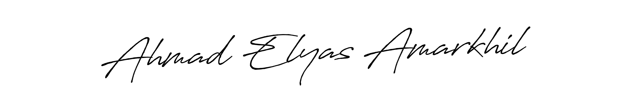 Use a signature maker to create a handwritten signature online. With this signature software, you can design (Antro_Vectra_Bolder) your own signature for name Ahmad Elyas Amarkhil. Ahmad Elyas Amarkhil signature style 7 images and pictures png