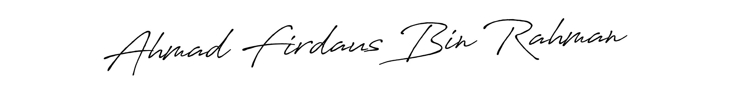 See photos of Ahmad Firdaus Bin Rahman official signature by Spectra . Check more albums & portfolios. Read reviews & check more about Antro_Vectra_Bolder font. Ahmad Firdaus Bin Rahman signature style 7 images and pictures png