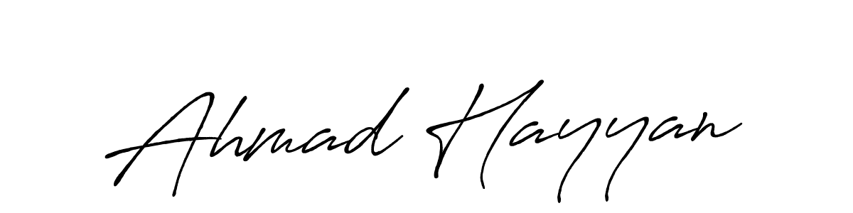 How to make Ahmad Hayyan signature? Antro_Vectra_Bolder is a professional autograph style. Create handwritten signature for Ahmad Hayyan name. Ahmad Hayyan signature style 7 images and pictures png