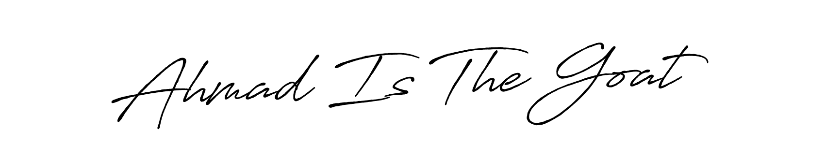 Make a beautiful signature design for name Ahmad Is The Goat. Use this online signature maker to create a handwritten signature for free. Ahmad Is The Goat signature style 7 images and pictures png