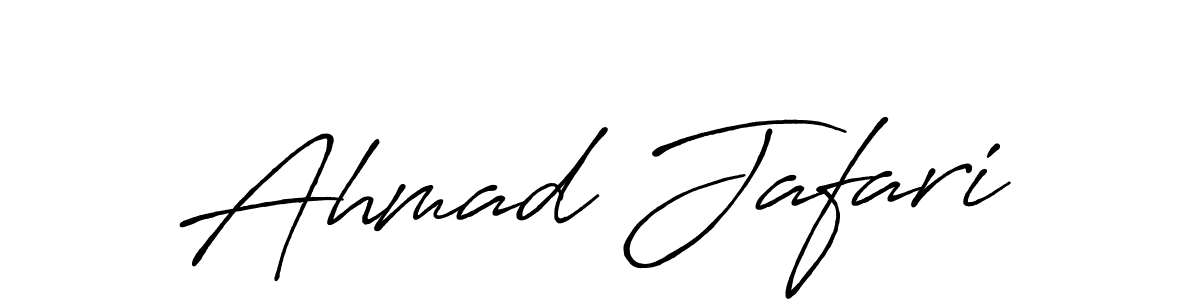 Use a signature maker to create a handwritten signature online. With this signature software, you can design (Antro_Vectra_Bolder) your own signature for name Ahmad Jafari. Ahmad Jafari signature style 7 images and pictures png