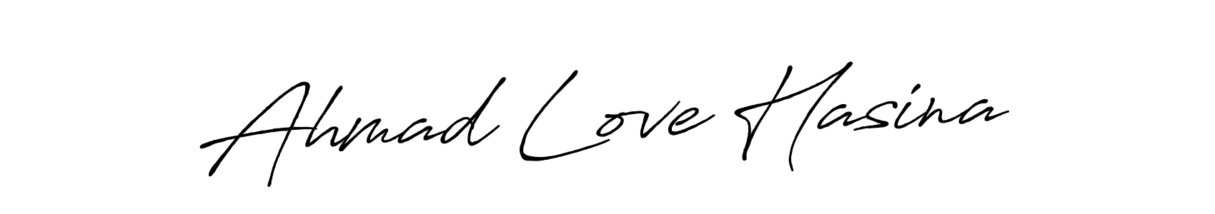 You should practise on your own different ways (Antro_Vectra_Bolder) to write your name (Ahmad Love Hasina) in signature. don't let someone else do it for you. Ahmad Love Hasina signature style 7 images and pictures png