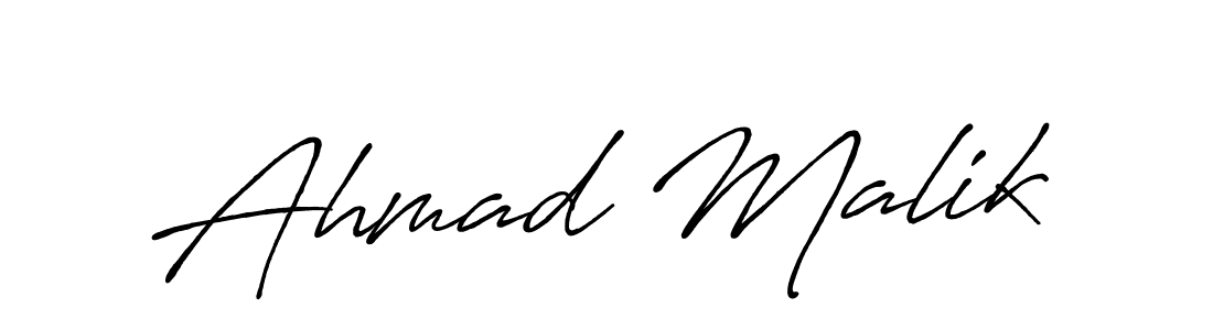 It looks lik you need a new signature style for name Ahmad Malik. Design unique handwritten (Antro_Vectra_Bolder) signature with our free signature maker in just a few clicks. Ahmad Malik signature style 7 images and pictures png