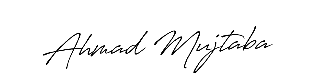 Also You can easily find your signature by using the search form. We will create Ahmad Mujtaba name handwritten signature images for you free of cost using Antro_Vectra_Bolder sign style. Ahmad Mujtaba signature style 7 images and pictures png