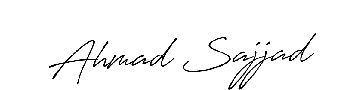 You can use this online signature creator to create a handwritten signature for the name Ahmad Sajjad. This is the best online autograph maker. Ahmad Sajjad signature style 7 images and pictures png