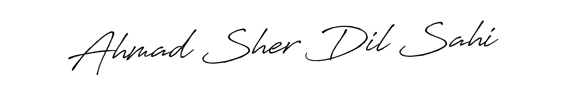 if you are searching for the best signature style for your name Ahmad Sher Dil Sahi. so please give up your signature search. here we have designed multiple signature styles  using Antro_Vectra_Bolder. Ahmad Sher Dil Sahi signature style 7 images and pictures png