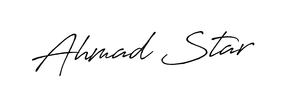 It looks lik you need a new signature style for name Ahmad Star. Design unique handwritten (Antro_Vectra_Bolder) signature with our free signature maker in just a few clicks. Ahmad Star signature style 7 images and pictures png