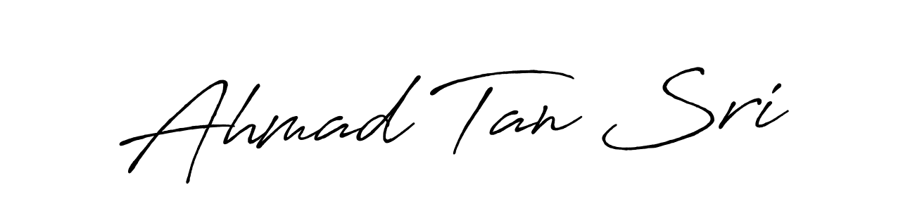 You should practise on your own different ways (Antro_Vectra_Bolder) to write your name (Ahmad Tan Sri) in signature. don't let someone else do it for you. Ahmad Tan Sri signature style 7 images and pictures png