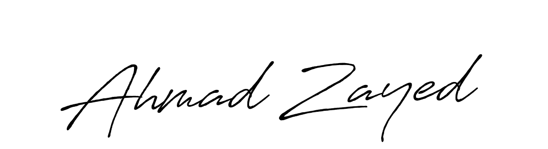 This is the best signature style for the Ahmad Zayed name. Also you like these signature font (Antro_Vectra_Bolder). Mix name signature. Ahmad Zayed signature style 7 images and pictures png