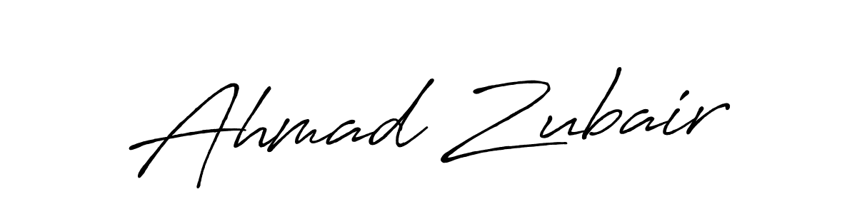 It looks lik you need a new signature style for name Ahmad Zubair. Design unique handwritten (Antro_Vectra_Bolder) signature with our free signature maker in just a few clicks. Ahmad Zubair signature style 7 images and pictures png