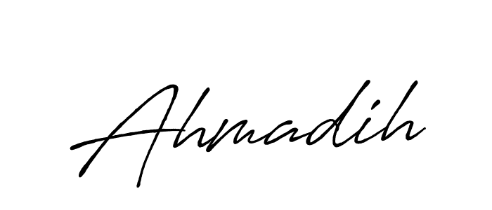 It looks lik you need a new signature style for name Ahmadih. Design unique handwritten (Antro_Vectra_Bolder) signature with our free signature maker in just a few clicks. Ahmadih signature style 7 images and pictures png